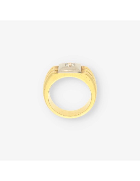 Anillo oro y bri