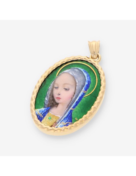Medalla oro y esmalte