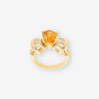 Anillo oro y bri 2