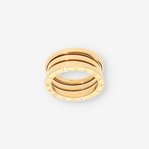 Anillo oro BULGARI tres bandas 53