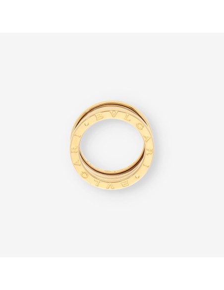 Anillo oro BULGARI tres bandas 53