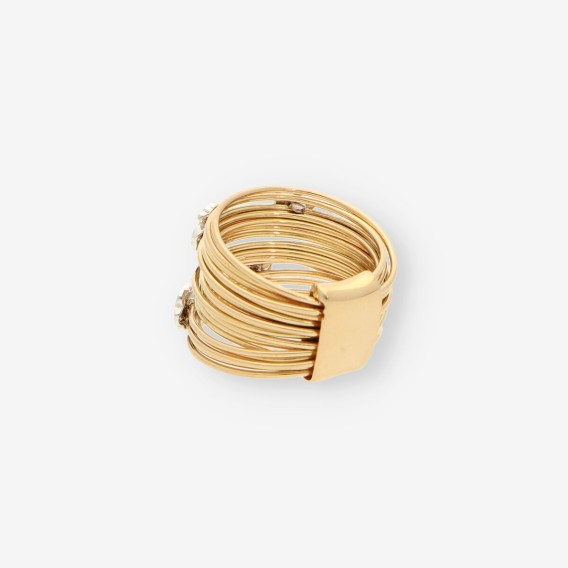 Anillo oro y bri TOUS