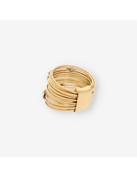 Anillo oro y bri TOUS