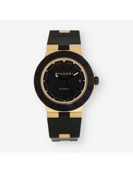RELOJ bVULGARI ORO CUERO AL 386