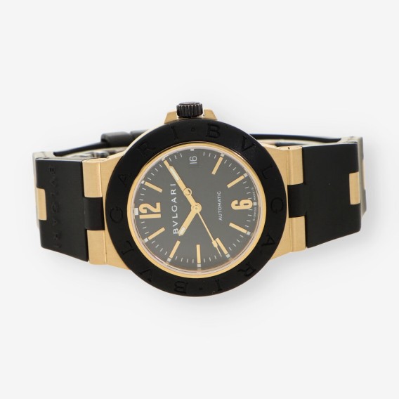 RELOJ bVULGARI ORO CUERO AL 386