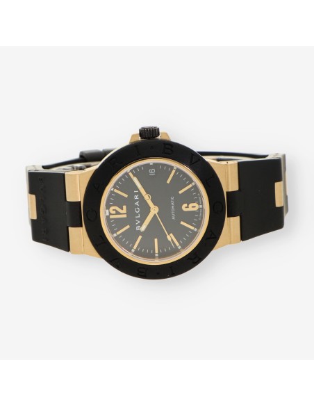 RELOJ bVULGARI ORO CUERO AL 386