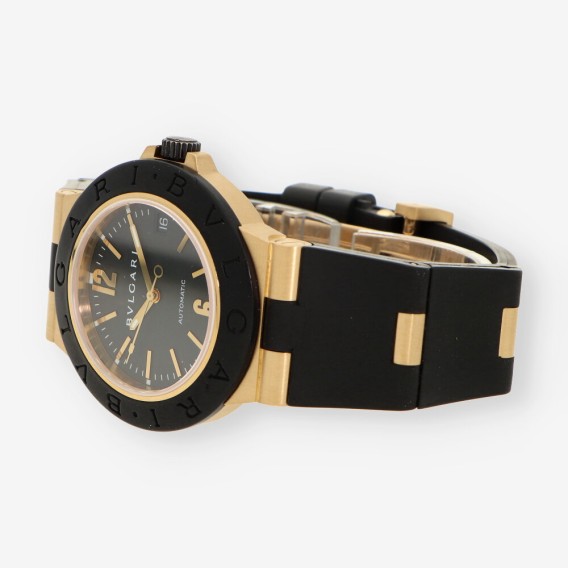 RELOJ bVULGARI ORO CUERO AL 386