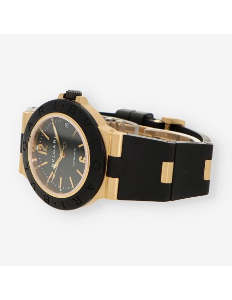 RELOJ bVULGARI ORO CUERO AL 386
