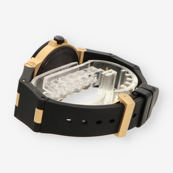 RELOJ bVULGARI ORO CUERO AL 386