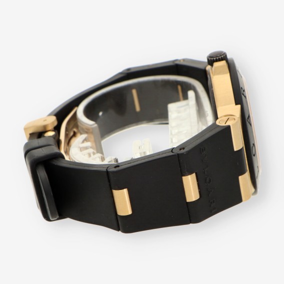 RELOJ bVULGARI ORO CUERO AL 386