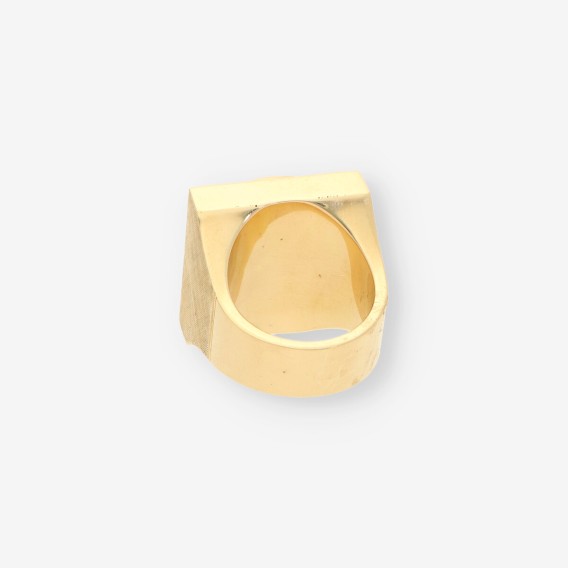 Anillo oro con moneda
