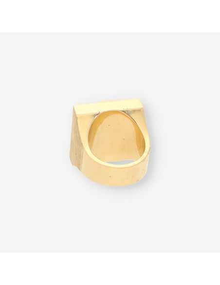 Anillo oro con moneda