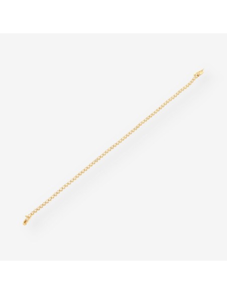 Pulsera riviere oro brillantes