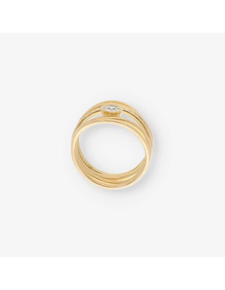 Anillo en oro 18kt con brillante