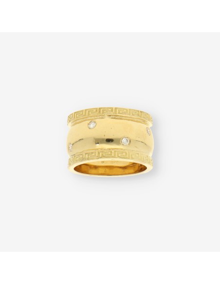 Anillo oro brillante