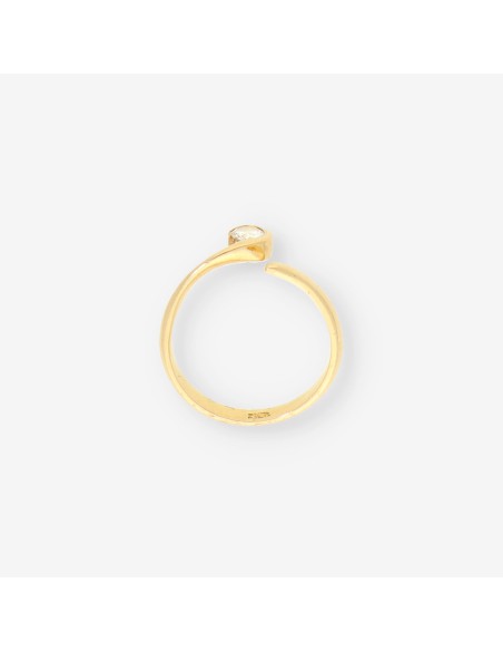 Anillo oro y brillante