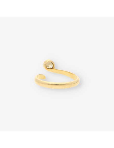 Anillo oro y brillante