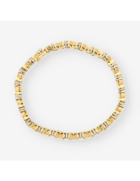 Pulsera oro y bri