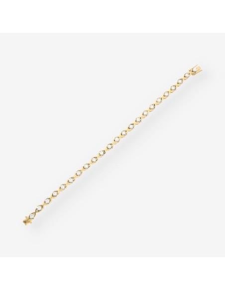 Pulsera oro y bri