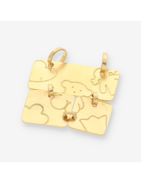 Colgante oro puzzle TOUS