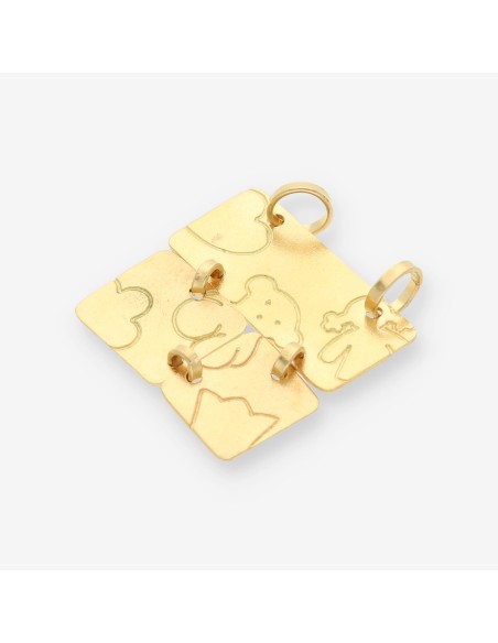 Colgante oro puzzle TOUS