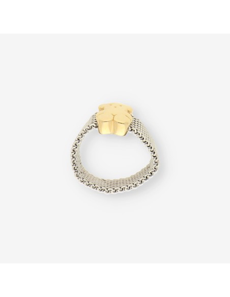 Anillo oso oro/acero TOUS
