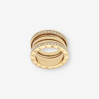 Anillo Bulgari BZero de 4 bandas con Brillantes caja y comprobante 2