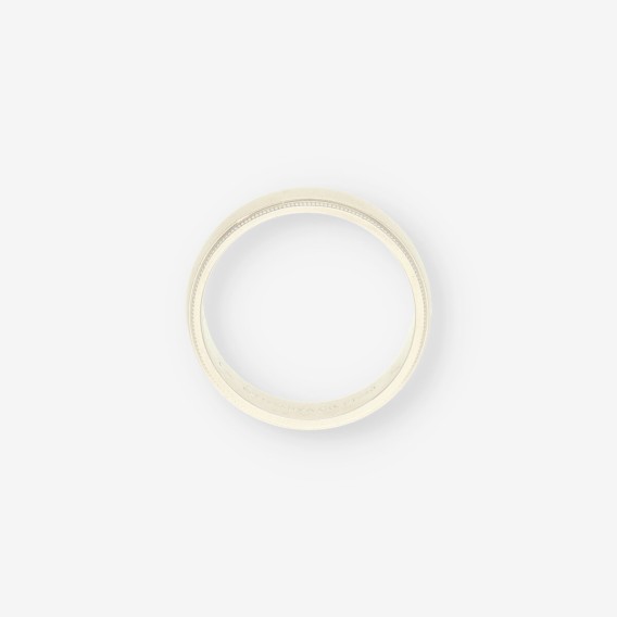 Alianza platino TIFFANY 6 mm.