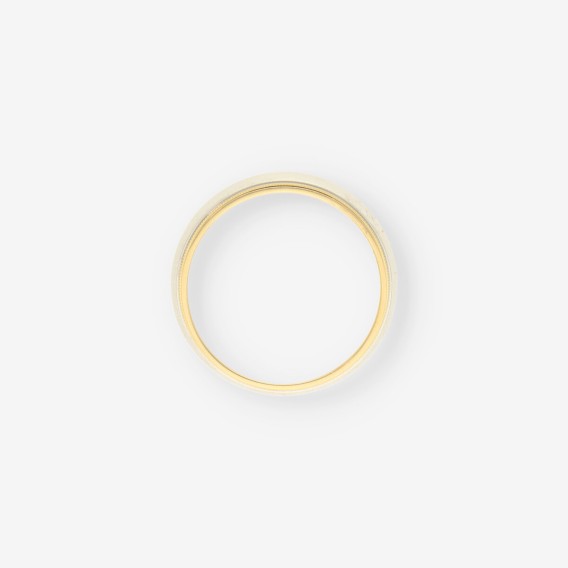 Alianza platino/oro TIFFANY 6 mm.