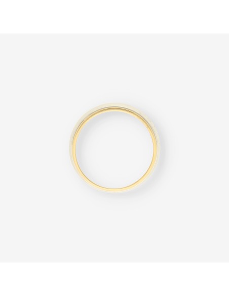 Alianza platino/oro TIFFANY 6 mm.