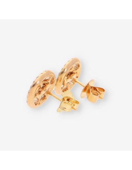 Pendientes oro y brillantes