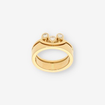 Anillo oro y brillantes 2