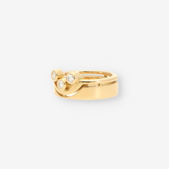 Anillo oro y brillantes