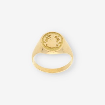 Anillo sello oro 2