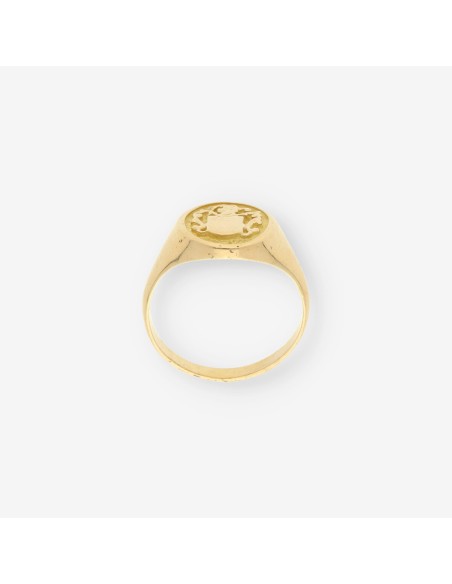 Anillo sello oro