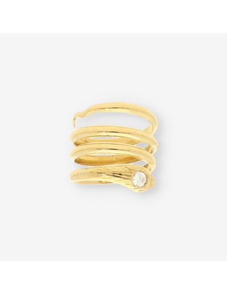 Anillo oro serpiente