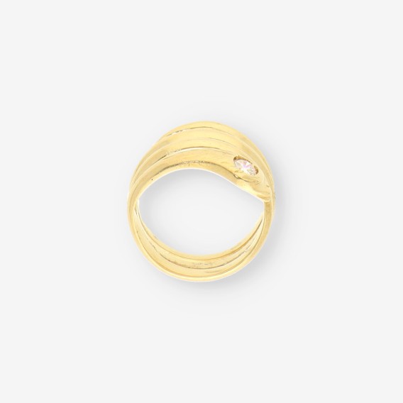 Anillo oro serpiente