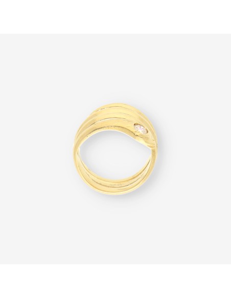 Anillo oro serpiente