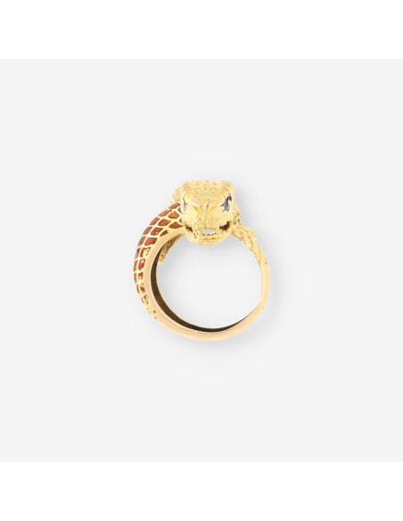 Anillo oro serpiente