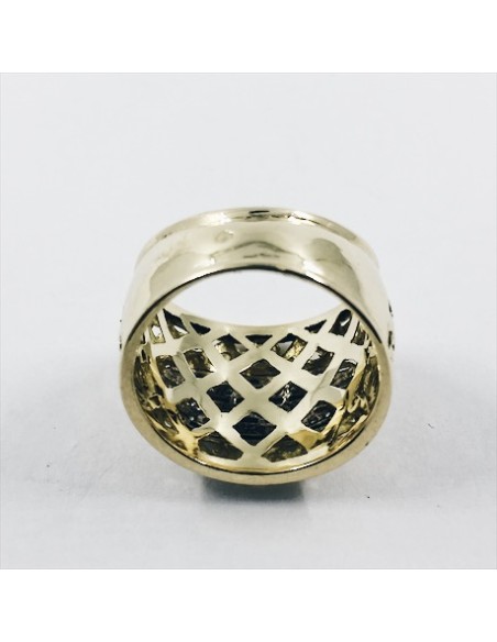 Anillo de oro y diamantes