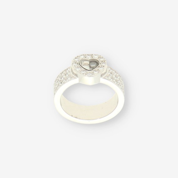 Anillo oro bl. CHOPARD Happy Diamonds
