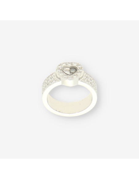 Anillo oro bl. CHOPARD Happy Diamonds