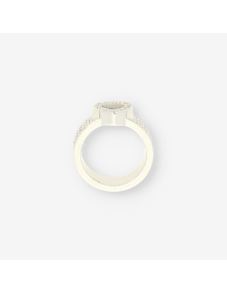 Anillo oro bl. CHOPARD Happy Diamonds