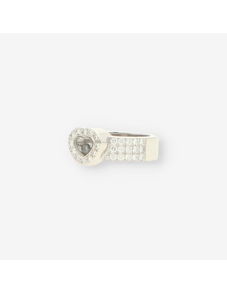 Anillo oro bl. CHOPARD Happy Diamonds