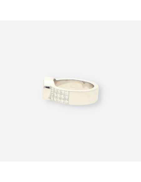 Anillo oro bl. CHOPARD Happy Diamonds