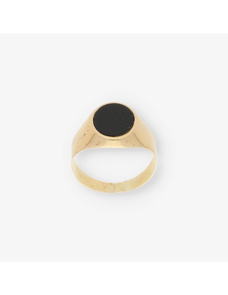 Sello en oro 18kt con onix