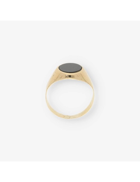 Sello en oro 18kt con onix