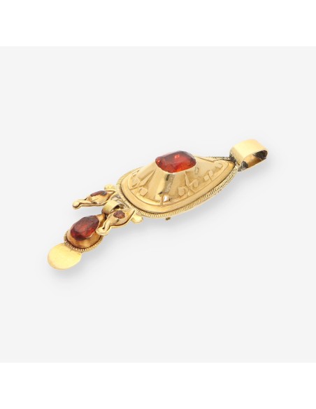 Colgante vintage oro aÃ±os 1900