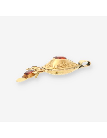 Colgante vintage oro aÃ±os 1900