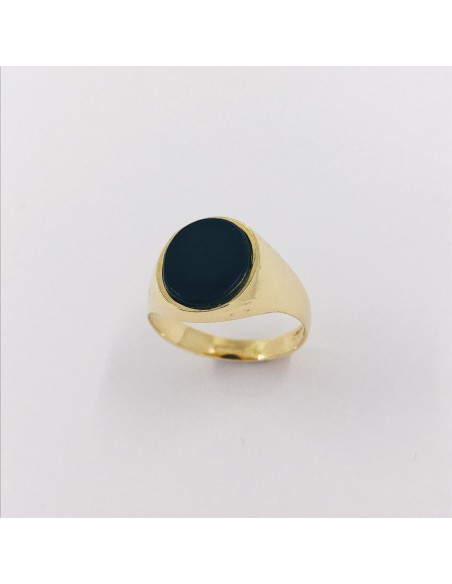 Anillos sello en oro 18kt  con Ã³nix